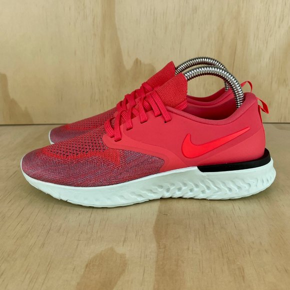 NEW Nike Odyssey React 2 Flyknit Ember Glow - Picture 3 of 11